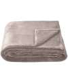 BH004 Brand Lab Extra Large Plush Fleece Blanket Silver Grey colour image